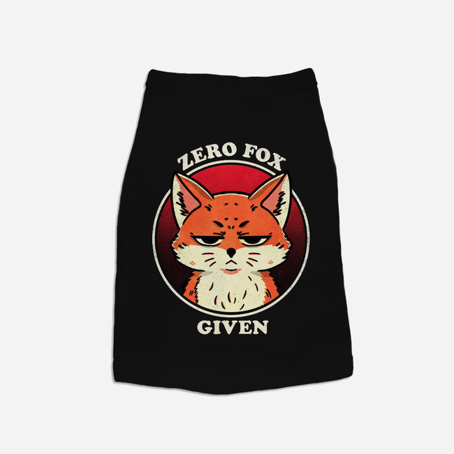 Do Not Give A Fox-Dog-Basic-Pet Tank-fanfreak1