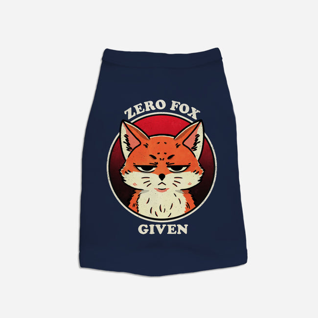 Do Not Give A Fox-Dog-Basic-Pet Tank-fanfreak1