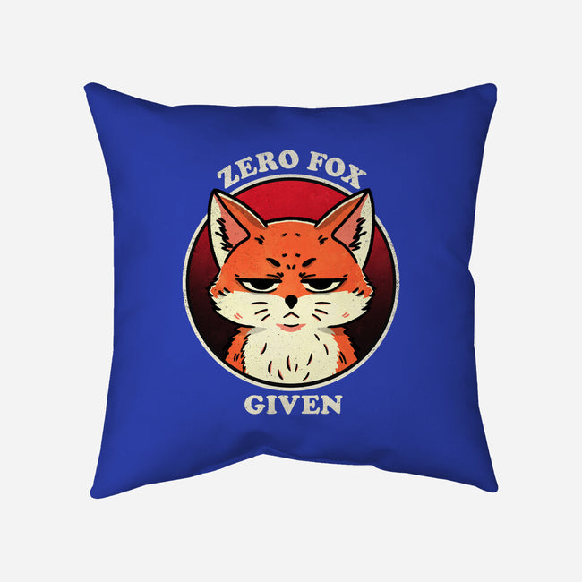 Do Not Give A Fox-None-Removable Cover-Throw Pillow-fanfreak1