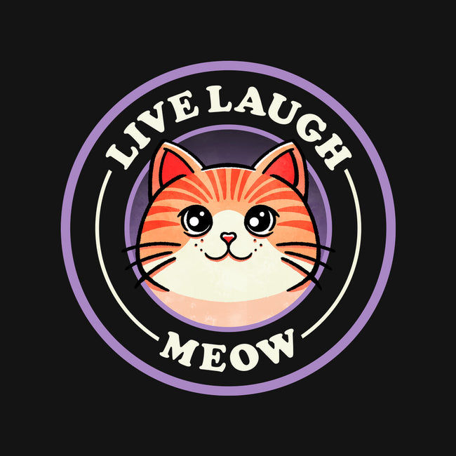 Live Laugh Meow-Womens-Off Shoulder-Tee-fanfreak1