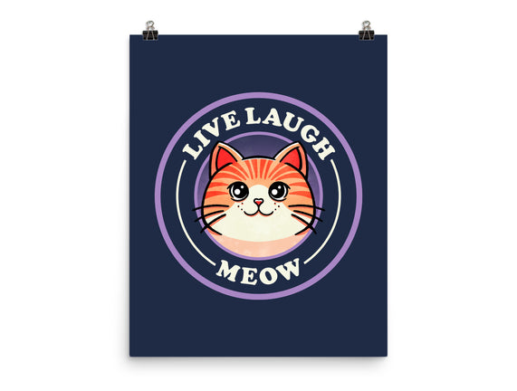 Live Laugh Meow