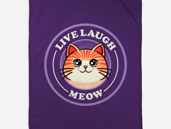 Live Laugh Meow