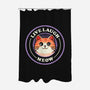 Live Laugh Meow-None-Polyester-Shower Curtain-fanfreak1