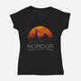 Journey Beginning-Womens-V-Neck-Tee-fanfreak1