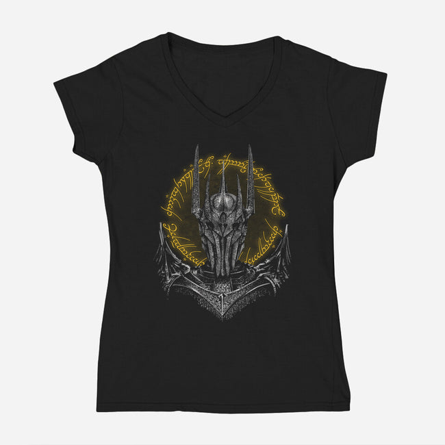 The Necromancer-Womens-V-Neck-Tee-ddjvigo