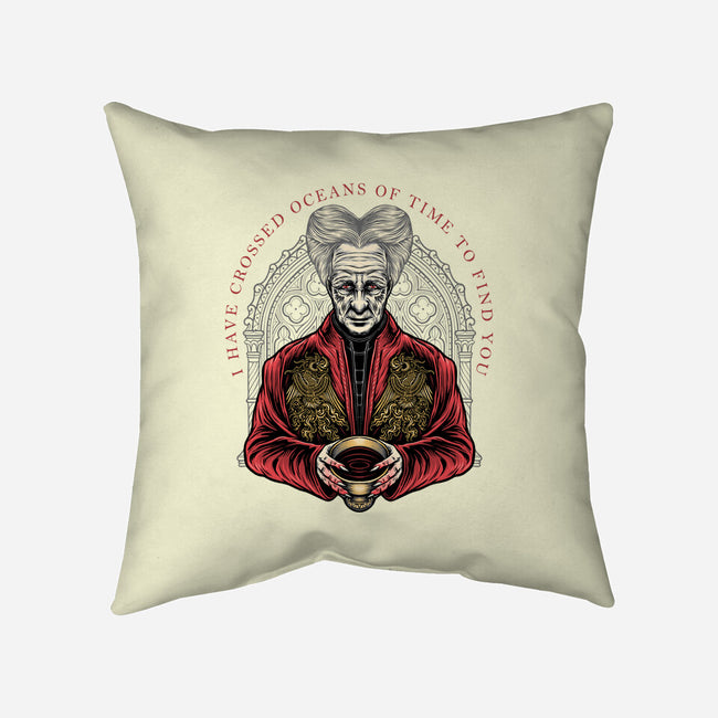 The Impaler-None-Removable Cover-Throw Pillow-glitchygorilla