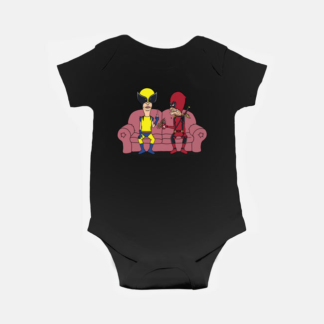 Stupid Weapon-Baby-Basic-Onesie-svthyp