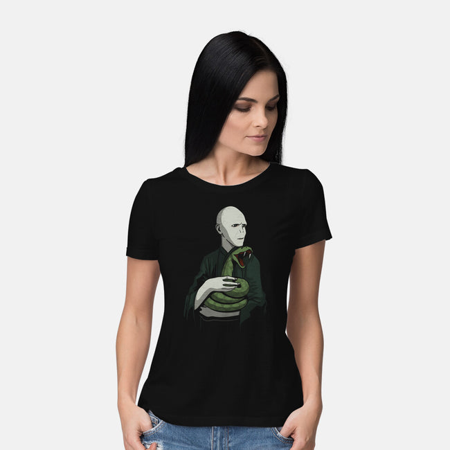 Lord With A Snake-Womens-Basic-Tee-jasesa