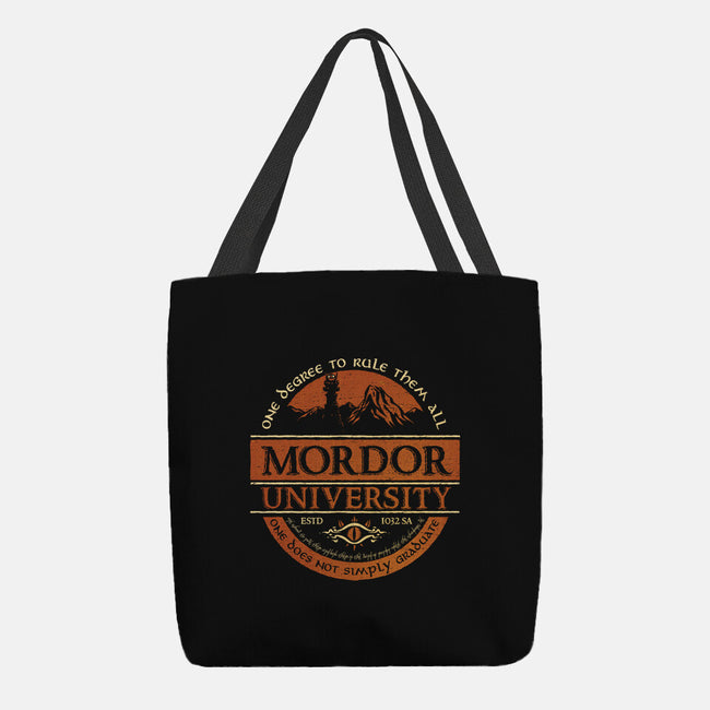 Mordor University-None-Basic Tote-Bag-kg07