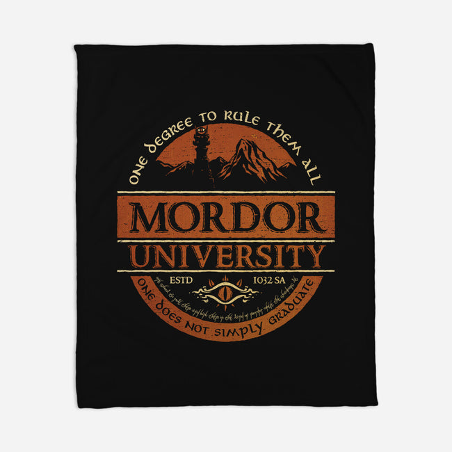 Mordor University-None-Fleece-Blanket-kg07