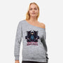 Diabolical Gym-Womens-Off Shoulder-Sweatshirt-Cattoc_C