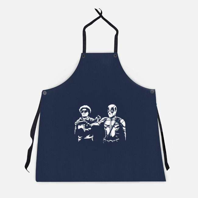 Pool Fiction-Unisex-Kitchen-Apron-Cattoc_C