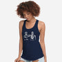 Pool Fiction-Womens-Racerback-Tank-Cattoc_C