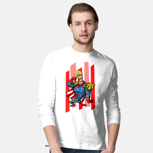 My New Hero-Mens-Long Sleeved-Tee-nickzzarto