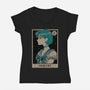 Mercury Card-Womens-V-Neck-Tee-Hafaell