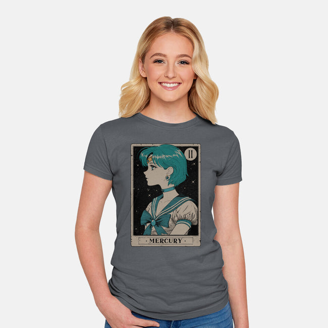 Mercury Card-Womens-Fitted-Tee-Hafaell