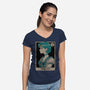 Mercury Card-Womens-V-Neck-Tee-Hafaell