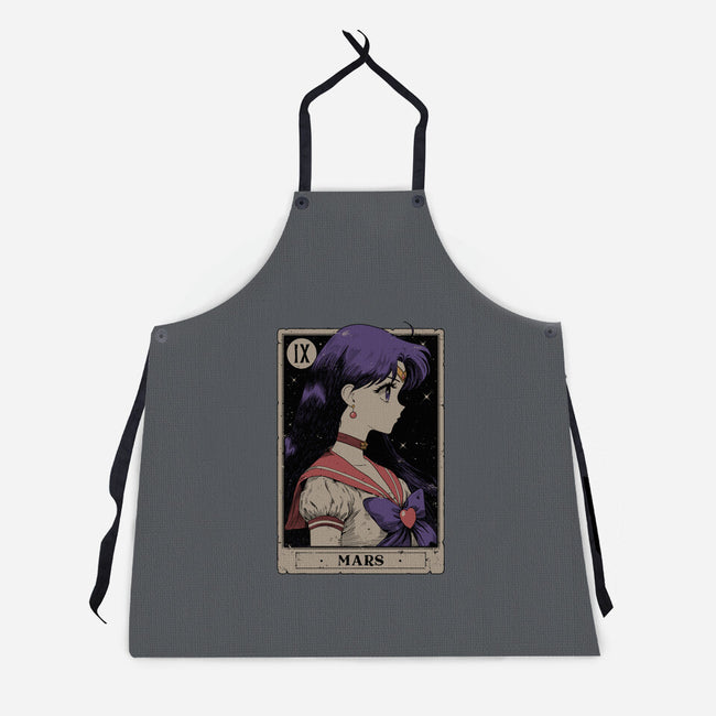 Mars Card-Unisex-Kitchen-Apron-Hafaell