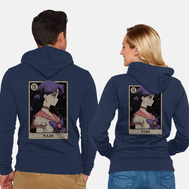 Mars Card-Unisex-Zip-Up-Sweatshirt-Hafaell