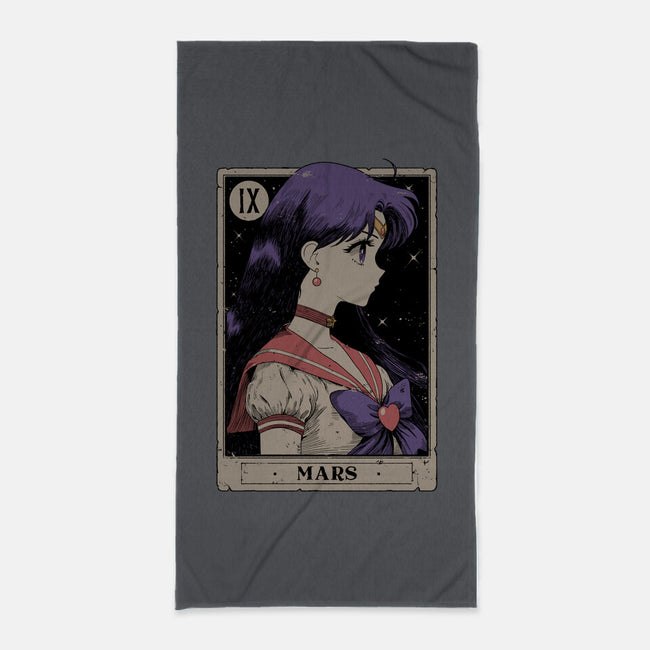 Mars Card-None-Beach-Towel-Hafaell