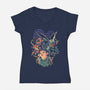 Digital Insect Evolution-Womens-V-Neck-Tee-Arigatees