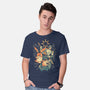 Digital Hamster Evolution-Mens-Basic-Tee-Arigatees