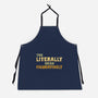 You Literally Mean Figuratively-Unisex-Kitchen-Apron-kg07