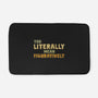 You Literally Mean Figuratively-None-Memory Foam-Bath Mat-kg07