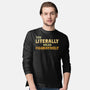 You Literally Mean Figuratively-Mens-Long Sleeved-Tee-kg07