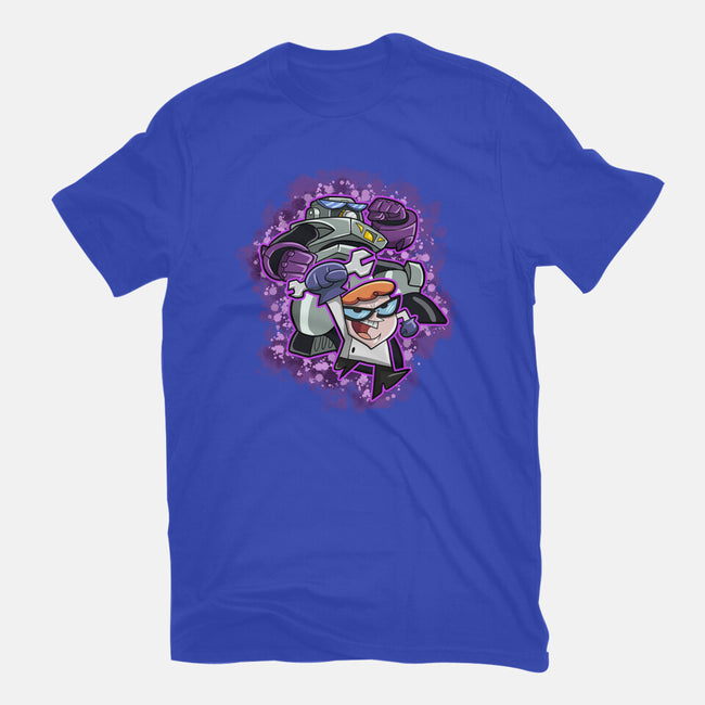 My Robot Battle-Unisex-Basic-Tee-nickzzarto