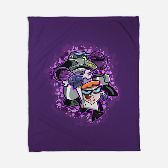 My Robot Battle-None-Fleece-Blanket-nickzzarto