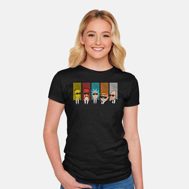 Reservoir Scientists-Womens-Fitted-Tee-Melonseta