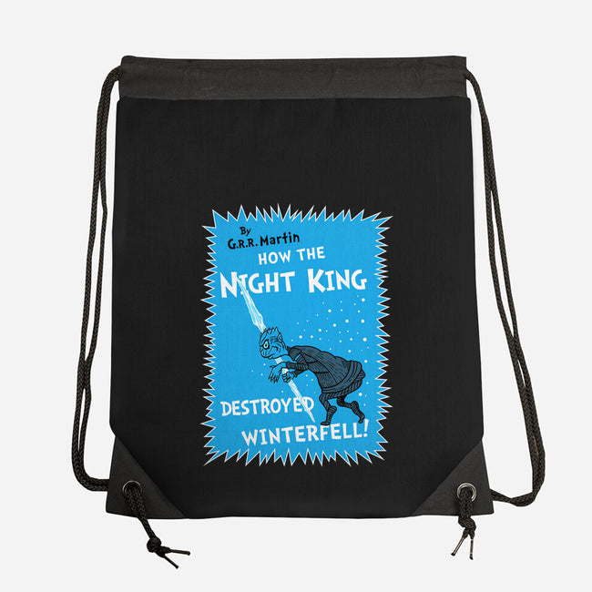 How The Night King-None-Drawstring-Bag-demonigote