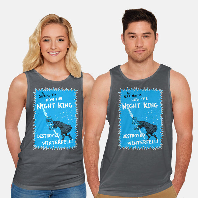 How The Night King-Unisex-Basic-Tank-demonigote