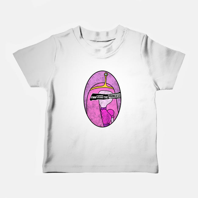 Finn Save Her-Baby-Basic-Tee-demonigote