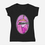 Finn Save Her-Womens-V-Neck-Tee-demonigote