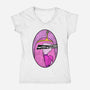 Finn Save Her-Womens-V-Neck-Tee-demonigote