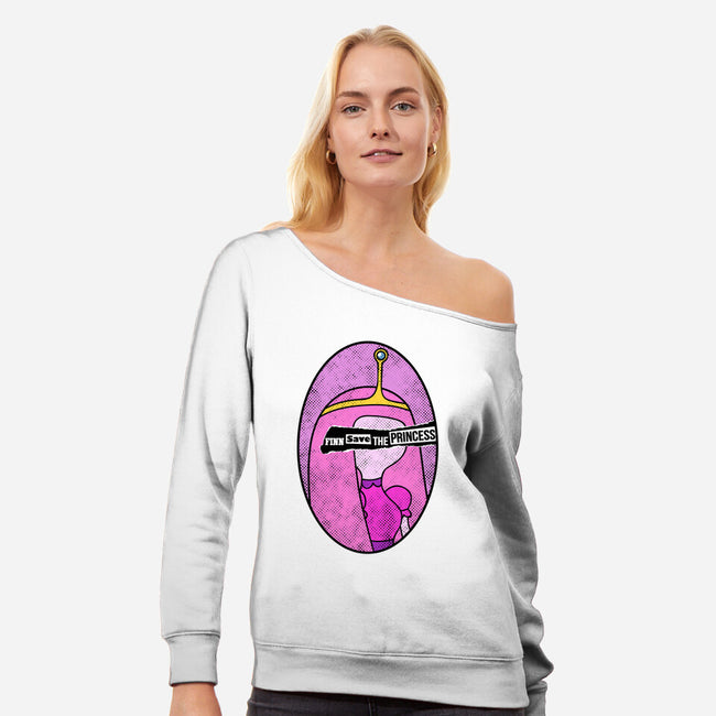 Finn Save Her-Womens-Off Shoulder-Sweatshirt-demonigote