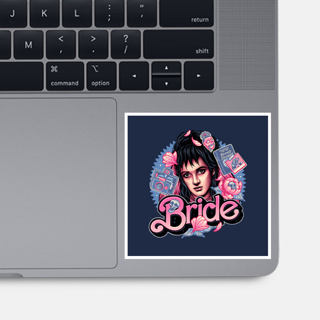 The Pink Bride-None-Glossy-Sticker-glitchygorilla