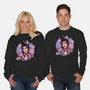 The Pink Bride-Unisex-Crew Neck-Sweatshirt-glitchygorilla