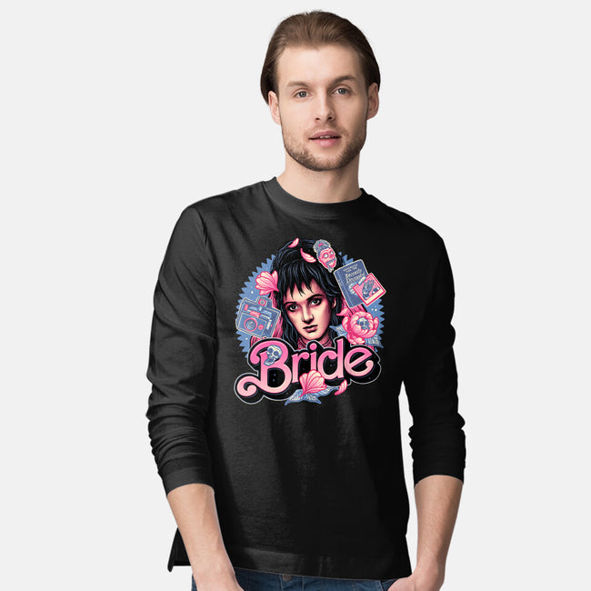 The Pink Bride-Mens-Long Sleeved-Tee-glitchygorilla