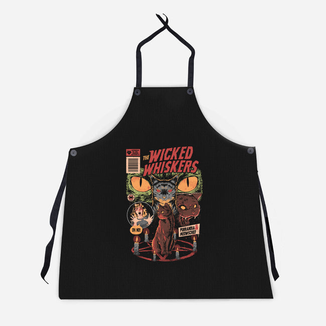 Wicked Whiskers-Unisex-Kitchen-Apron-eduely