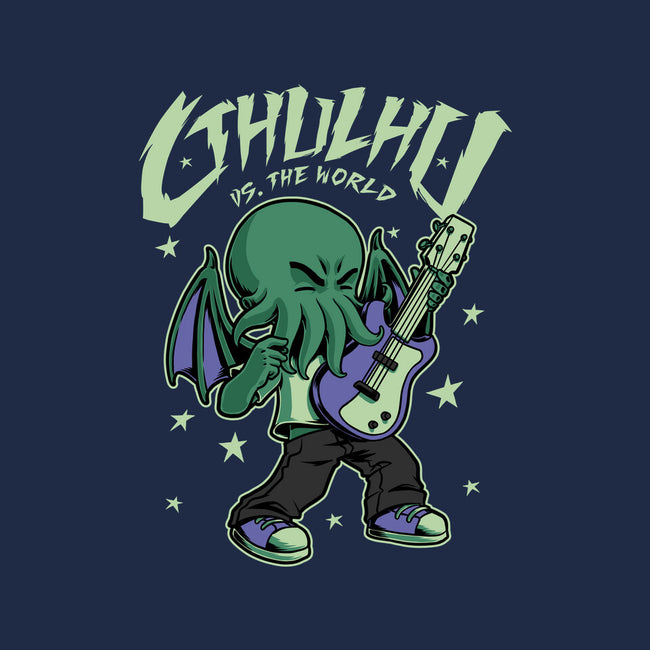 Cthulhu Guitar Comic-Womens-Fitted-Tee-Studio Mootant