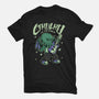 Cthulhu Guitar Comic-Womens-Fitted-Tee-Studio Mootant