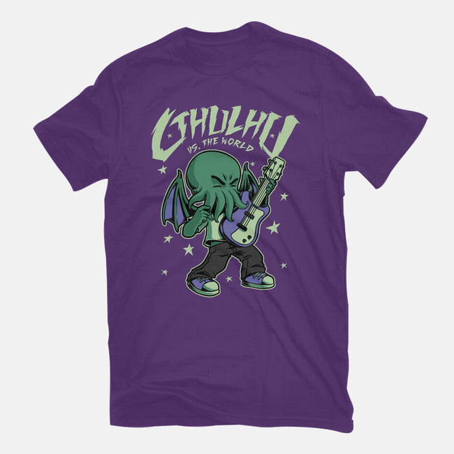 Cthulhu Guitar Comic-Youth-Basic-Tee-Studio Mootant