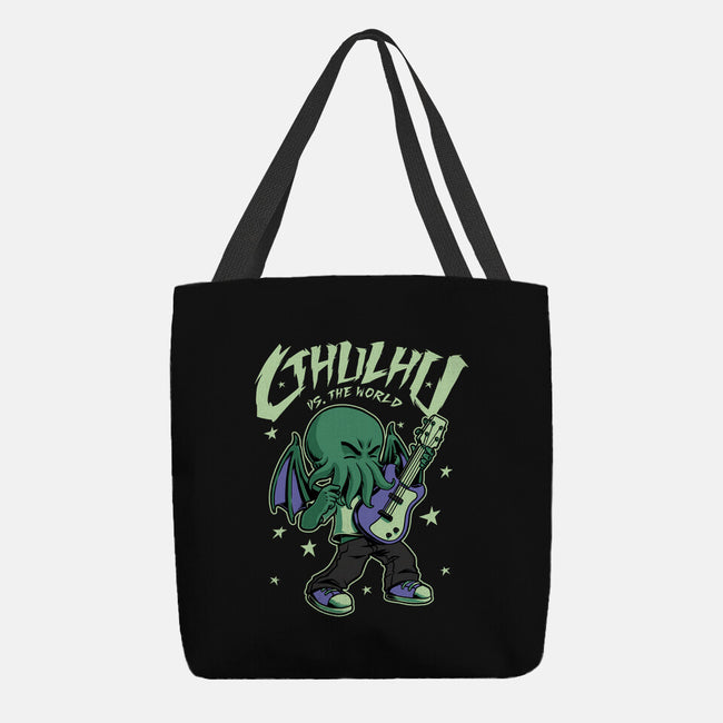 Cthulhu Guitar Comic-None-Basic Tote-Bag-Studio Mootant