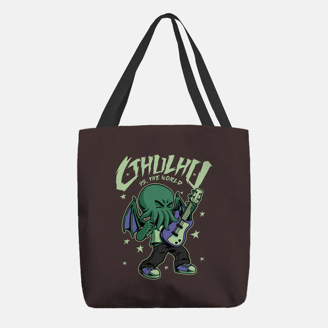 Cthulhu Guitar Comic-None-Basic Tote-Bag-Studio Mootant