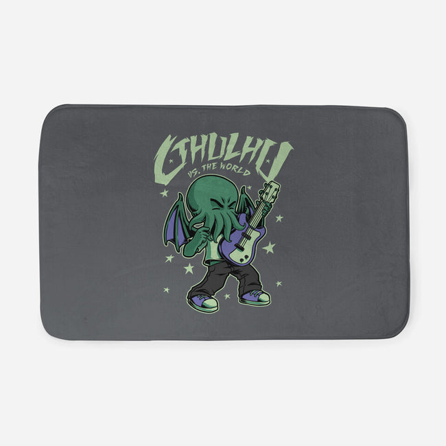 Cthulhu Guitar Comic-None-Memory Foam-Bath Mat-Studio Mootant