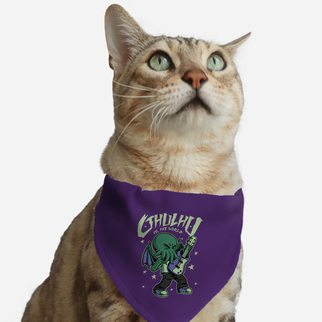 Cthulhu Guitar Comic-Cat-Adjustable-Pet Collar-Studio Mootant