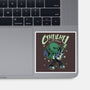 Cthulhu Guitar Comic-None-Glossy-Sticker-Studio Mootant